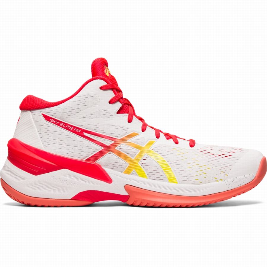 Női Asics Sky Elite FF Mt Röplabda Cipő AS7260954 Fehér/Rózsaszín